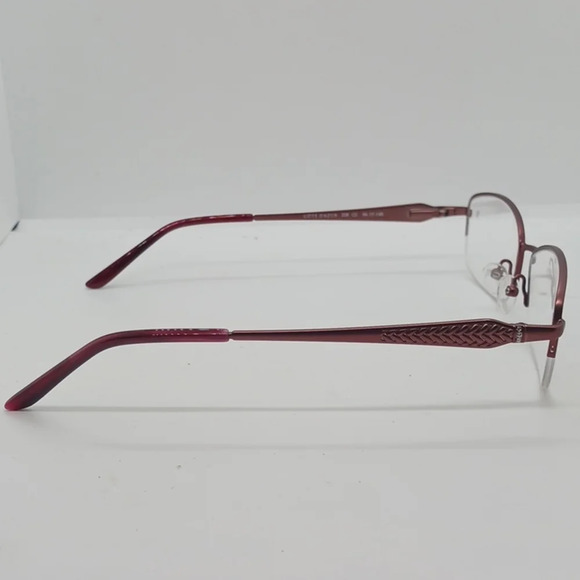 NWT UNISEX COTE D'AZUR EYEGLASS FRAMES 228 BURGUNDY - Picture 4 of 4